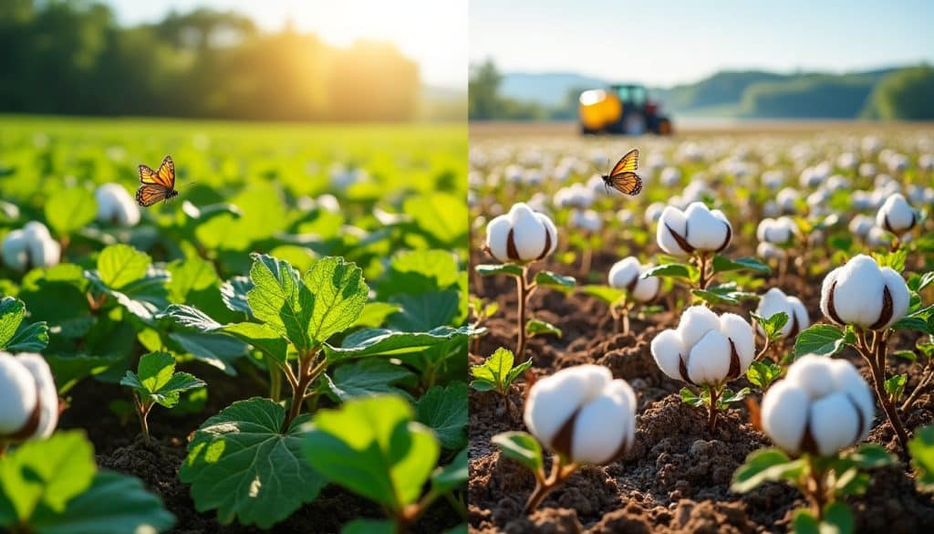 Coton bio et coton conventionnel : ce que le label garantit