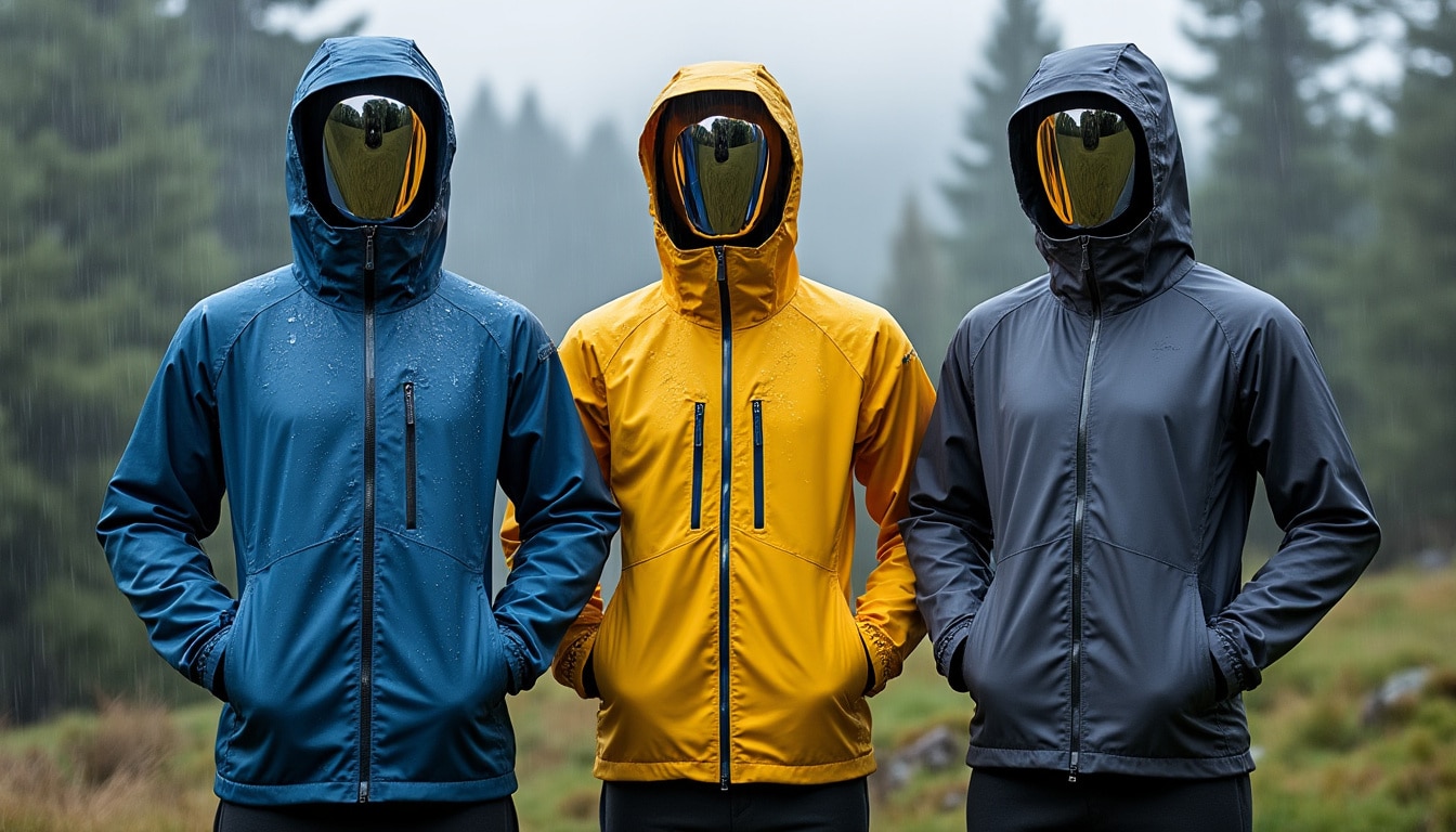 Imperméable, déperlant ou coupe-vent : les trois niveaux