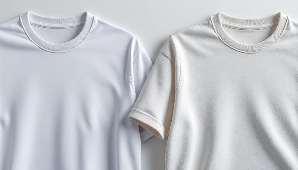 Jersey simple ou interlock : ce que ça change au tee-shirt