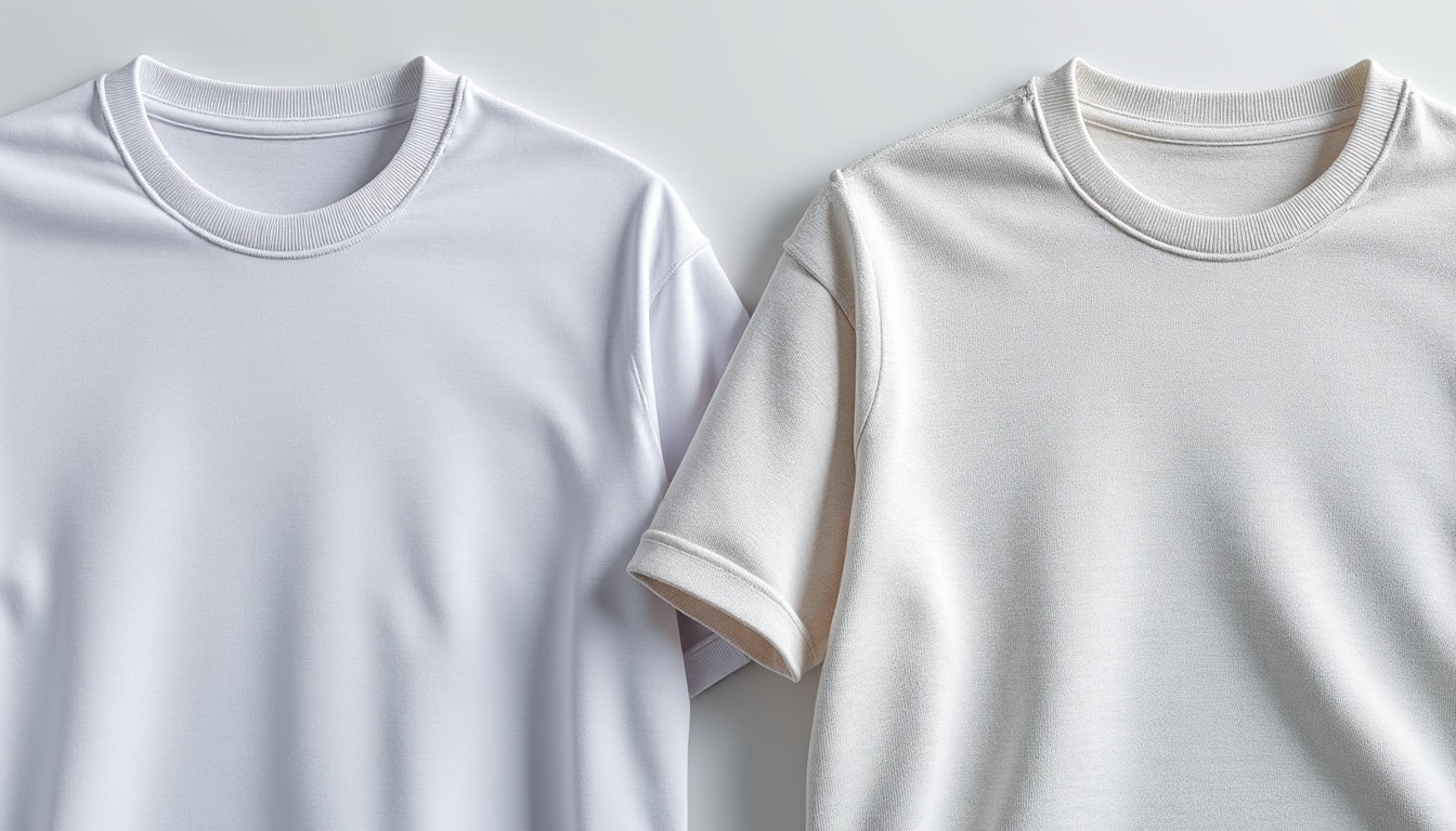 Jersey simple ou interlock : ce que ça change au tee-shirt