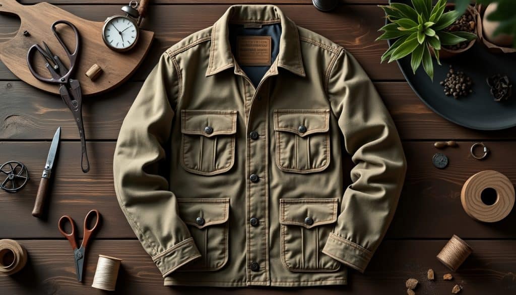 Veste de travail en toile : pourquoi elle traverse les modes